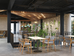 restaurant coffee tradition 3D Model