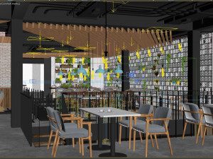 restaurant coffee tradition 3D Model