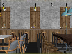restaurant coffee tradition 3D Model