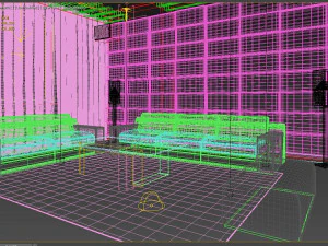 entertainment room modern 3D Model