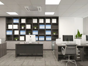 interni moderni per ufficio Modello 3D