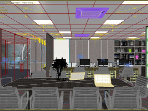 office modern interior 3D Модель