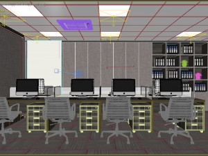 office modern interior 3D Модель
