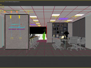 office modern interior Model 3D
