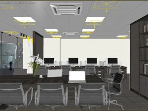 office modern interior 3D Model