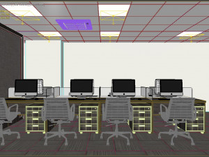 office modern interior Model 3D