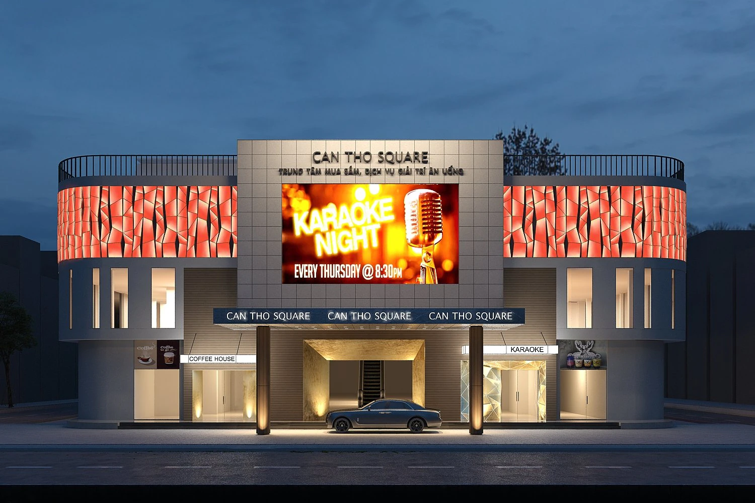 shopping mall luxury 3D Model .c4d .max .obj .3ds .fbx .stl .blend 