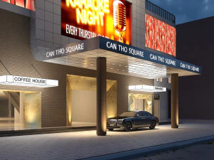 shopping mall luxury 3D Model