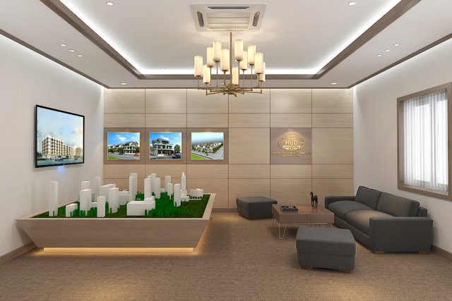 gallery room 3D Model .c4d .max .obj .3ds .fbx .stl .blend 