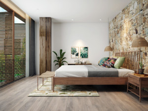 villa bedroom tropical 3D Models