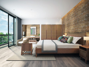 villa bedroom tradition 3D मॉडल