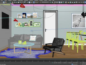 livingroom modern 3D Model