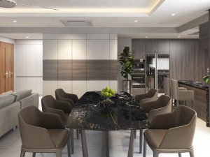 apartment livingroom modern Modelo 3D