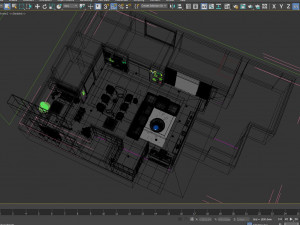 apartment livingroom modern Modelo 3D