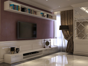 apartment livingroom tropical 3Dモデル