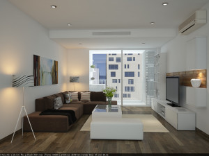 livingroom modern 3D मॉडल