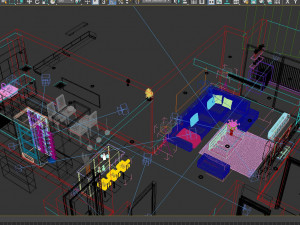 livingroom modern Modelo 3D
