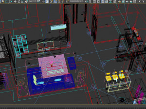 livingroom modern Modelo 3D