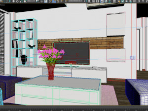 livingroom modern Modelo 3D