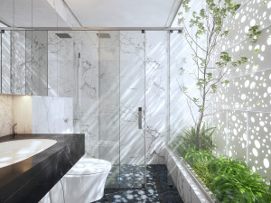 bathroom modern 3D मॉडल