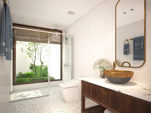 salle de bain tropicale Modèle 3D