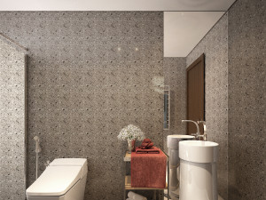 bathroom tropical 3D मॉडल
