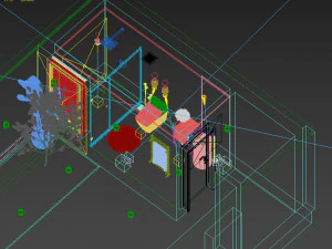 bathroom tropical 3D Model
