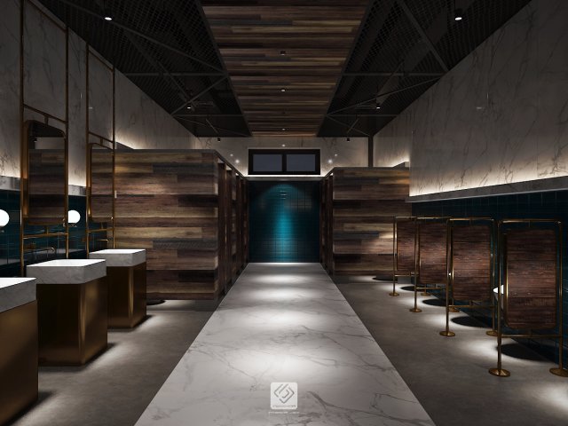 bathroom tropical Modelo 3D .c4d .max .obj .3ds .fbx .stl .blend 