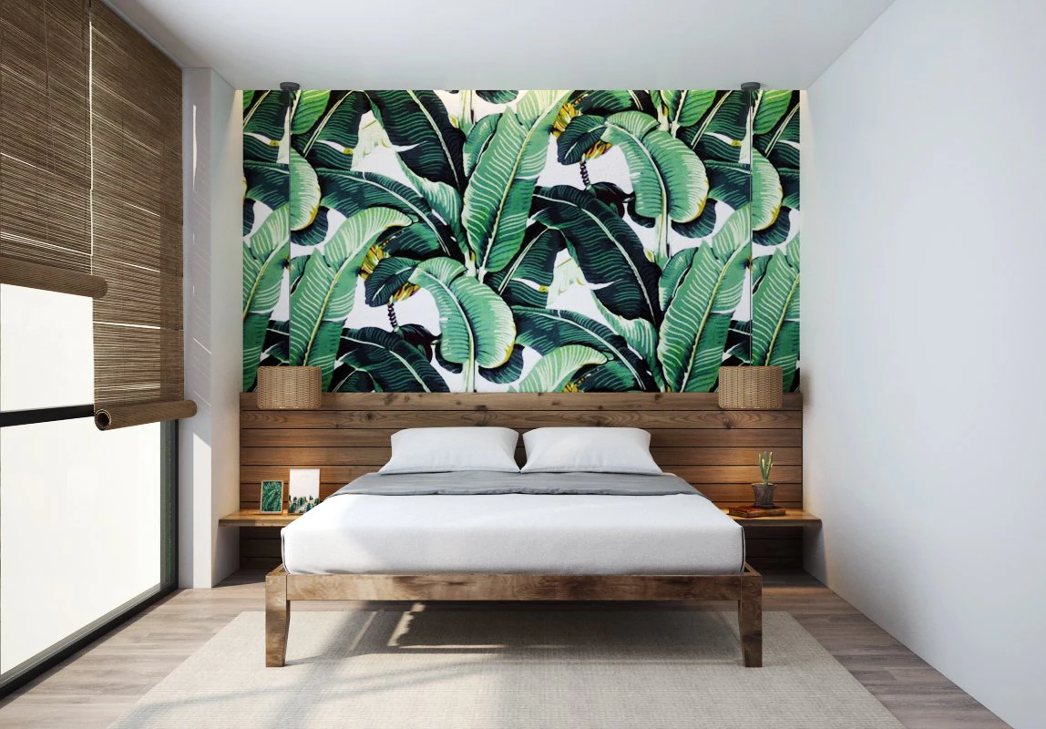 bedroom tropical 3D Model .c4d .max .obj .3ds .fbx .stl .blend 