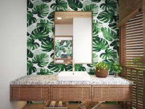 bedroom tropical Modelo 3D