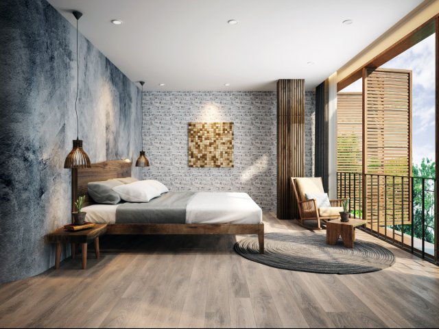 villa bedroom tropical 3D 모델 .c4d .max .obj .3ds .fbx .stl .blend 