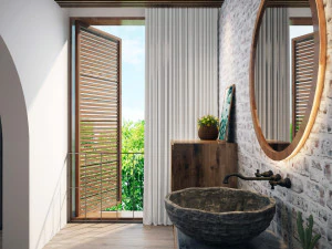 villa bedroom tropical 3D Model