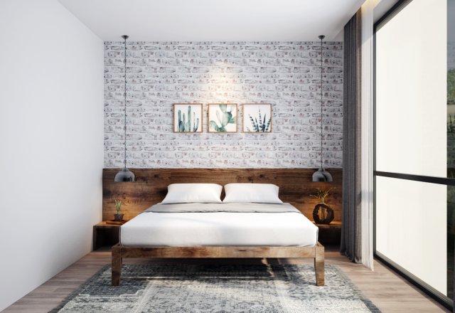 bedroom tropical 3D मॉडल .c4d .max .obj .3ds .fbx .stl .blend 