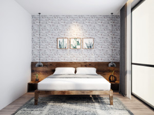 bedroom tropical 3D मॉडल