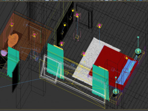 bedroom tropical 3D मॉडल
