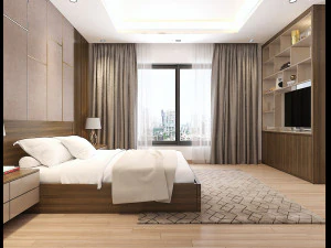 शयनकक्ष आधुनिक 3D मॉडल