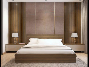 शयनकक्ष आधुनिक 3D मॉडल