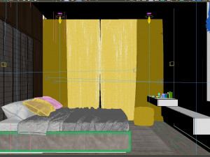 bedroom modern Model 3D