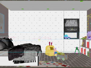 bedroom modern 3D Model