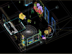 bedroom modern 3D 模型