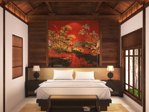 bedroom tropical 3D Model