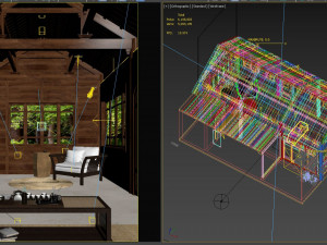 bedroom tropical 3D Model