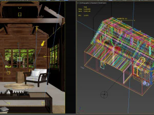 bedroom tropical 3D Model