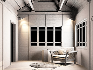 bedroom tropical 3D Model