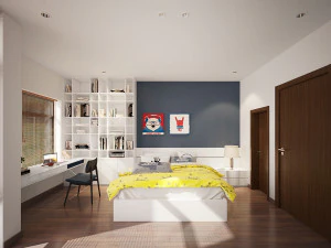 cameretta per bambini moderna Modello 3D