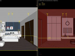 quarto infantil moderno Modelo 3D