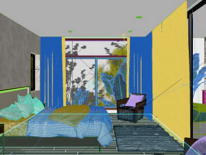 children bedroom modern 3D Model