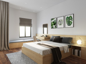 bedroom modern 3D Model