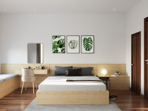 bedroom modern Modelo 3D