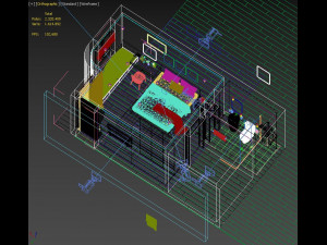 bedroom modern Modelo 3D